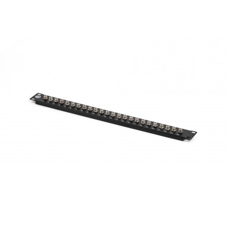 Patch panel 19'' 24x porty F wyposażony TN-19-1U-24F