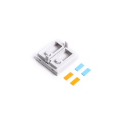 Adapter płaski M45 2x Keystone, 45x45mm p/kurz. opis., biały X-EAK02-B Digitus Professional