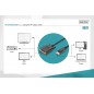 Kabel adapter Displayport 1.1a z zatrzaskiem Typ DP/DVI-D (24+1) M/M czarny 5m AK-340301-050-S Assmann