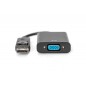 Kabel adapter Displayport 1.1a z zatrzaskiem Typ DP/DSUB15 M/Ż czarny 0,15m AK-340410-001-S Assmann