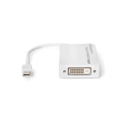 Kabel adapter Displayport 1.1a Typ miniDP/DP+HDMI+DVI-D M/Ż biały 0,15m AK-340509-002-W Assmann