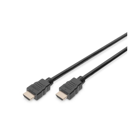 Kabel połączeniowy HDMI 1.4 HighSpeed z Ethernetem Typ HDMI A/HDMI A M/M czarny 10m AK-330107-100-S Assmann