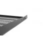 półka 19" 1U głębokość 350mm czarny (RAL 9005) z podporą (śruby w kpl) TN-19-350-1U-BK