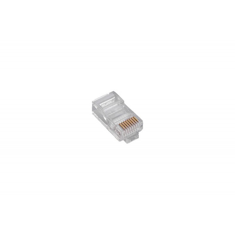 Wtyk RJ45 (8P8C) uniwersalny, kat.5e, nieekranowany, AWG 26-24, opakowanie 100 szt. X-ML-5U-IMP Wtyk RJ45 (8P8C) uniwersalny, kat.5e, nieekranowany, AWG 26-24, opakowanie 100 szt. X-ML-5U-IMP