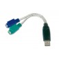 Konwerter/adapter USB1.1 do 2xPS2 DA-70118 Digitus
