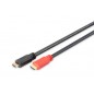 Kabel połączeniowy HDMI 1.4 HighSpeed z Ethernetem ze wzmacniaczem Typ HDMI A/HDMI A M/M czarny 15m AK-330118-150-S Assmann