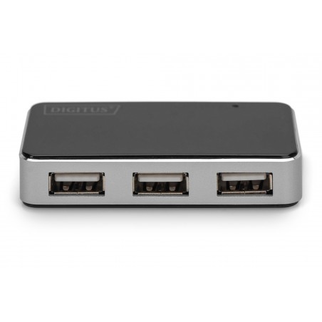 HUB 4-portowy USB2.0, aktywny, czarny DA-70220 Digitus