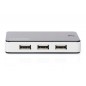 HUB 7-portowy USB2.0, aktywny, czarny DA-70222 Digitus HUB 7-portowy USB2.0, aktywny, czarny DA-70222 Digitus