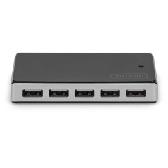 HUB 10-portowy USB2.0, aktywny, czarny DA-70229 Digitus
