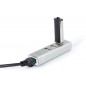 HUB/Koncentrator 3-portowy USB 3.0 SuperSpeed typu C, port Fast Ethernet, HQ aluminium DA-70253 Digitus