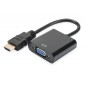 Adapter audio-video HDMI typ A do VGA, FHD, z audio 3.5mm MiniJack DA-70461 Digitus
