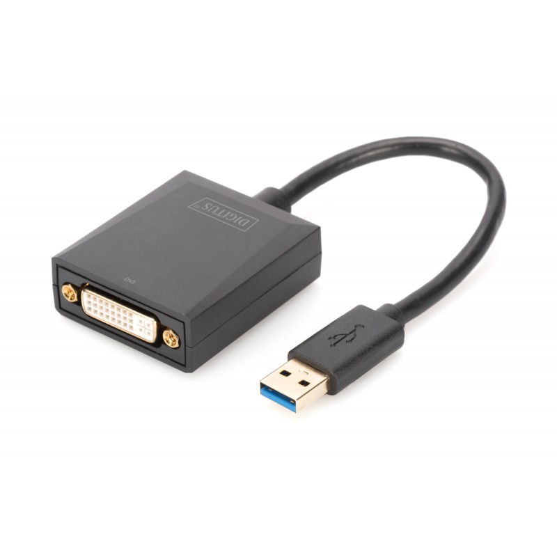Kabel-Adapter USB3.0 do DVI Full HD adapter graficzny DA-70842 Digitus Kabel-Adapter USB3.0 do DVI Full HD adapter graficzny DA-70842 Digitus