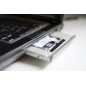 Ramka montażowa SSD/HDD do napędu CD/DVD/Blu-ray, SATA na SATA III, 9,5mm DA-71108 Digitus Ramka montażowa SSD/HDD do napędu CD/DVD/Blu-ray, SATA na SATA III, 9,5mm DA-71108 Digitus