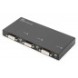 Rozdzielacz/Splitter DVI 2-portowy, 1920x1200p, z audio (miniJack) DS-41211 Digitus