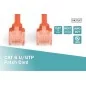 patch cord RJ45/RJ45 U/UTP kat. 6 0,5m AWG 26/7 LS0H czerwony DK-1617-005/R Digitus Professional