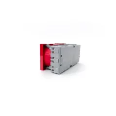 Gniazdo elektryczne M45 2x 2P+Z, 90x45mm z blokadą DATA, czerwony JL-01-G23-4K Javel