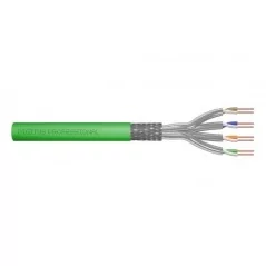 Kabel instalacyjny DIGITUS kat.8.2, S/FTP, Dca, AWG 22/1, LSOH, 50m, zielony, szpula DK-1843-VH-05