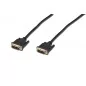 Kabel połączeniowy DVI-D SingleLink Typ DVI-D (18+1)/DVI-D (18+1) M/M czarny 2m AK-320107-020-S Assmann