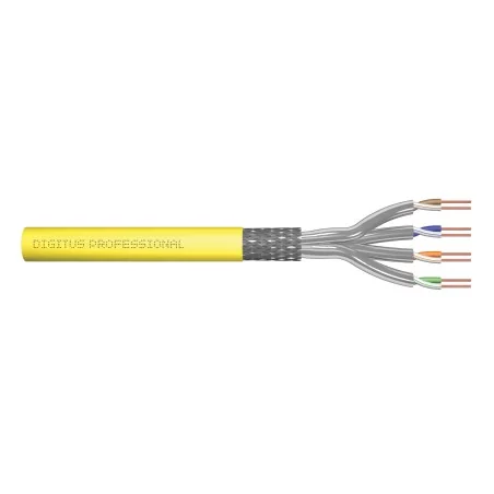 Kabel instalacyjny DIGITUS kat.7A, S/FTP, Dca, AWG 22/1, LSOH, 500m, żółty, szpula DK-1743-A-VH-5