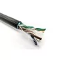 Kabel instalacyjny DIGITUS zewnętrzny żelowany kat.6, F/UTP, Fca, AWG 23/1, PE, 305m, czarny DK-TP622
