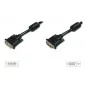 Kabel przedłużający DVI-D DualLink Typ DVI-D (24+1)/DVI-D (24+1) M/Ż czarny 3m AK-320200-030-S Assmann