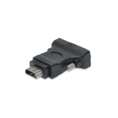 Adapter DVI-D SingleLink Typ DVI-D (18+1)/HDMI A M/Ż czarny AK-320500-000-S Assmann