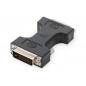 Adapter DVI-D DualLink Typ DVI-D (24+1)/DVI-I (24+5) M/Ż czarny AK-320502-000-S Assmann