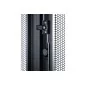 Szafa sieciowa stojąca Hyper 19" 42U rack 800x1000, drzwi przód perforacja, czarny DN-41068-M