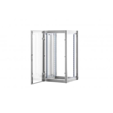 Szafa sieciowa stojąca Hyper 19" 32U rack 600x800, drzwi przód szyba, szary DN-41024-M
