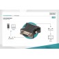 Adapter DVI-I DualLink Typ DVI-I (24+5)/DSUB15 (VGA) M/Ż czarny AK-320504-000-S Assmann