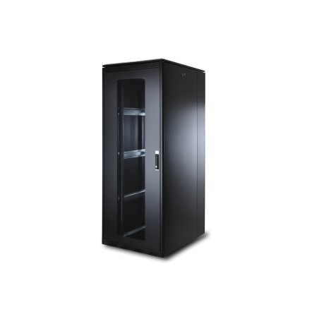 Szafa serwerowa stojąca 19" 45U rack 800x1000, drzwi przód perforacja, czarny DN-32006-M