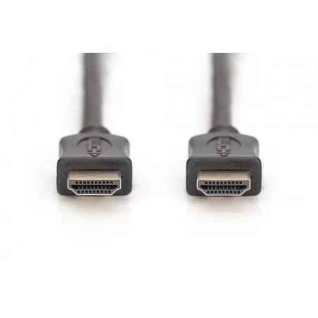 Kabel połączeniowy HDMI 2.0 HighSpeed z Ethernetem Typ HDMI A/HDMI A M/M czarny 2m AK-330107-020-S Assmann