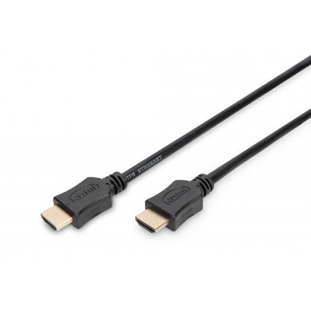 Kabel połączeniowy HDMI 2.0 HighSpeed z Ethernetem Typ HDMI A/HDMI A M/M czarny 3m AK-330107-030-S Assmann