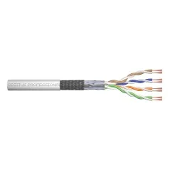 Kabel typu linka kat.5e, SF/UTP, AWG 26/7, PVC, 100m, szary, karton DK-1531-P-1-1