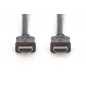 Kabel połączeniowy HDMI 1.4 HighSpeed z Ethernetem Typ HDMI A/HDMI A M/M czarny 5m AK-330107-050-S Assmann