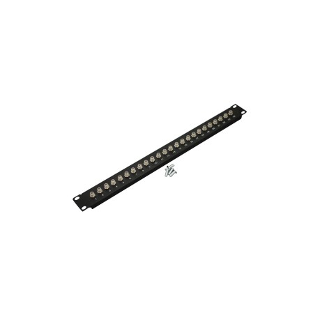 Patch panel 19'' 1U 24xF wyposażony CL-19-1U-24F