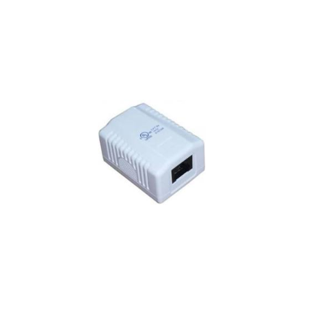 Gniazdo natynkowe 1x RJ45, kat.5e, nieekranowane, biały DN-93804-PL