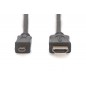 Kabel połączeniowy HDMI 2.0 HighSpeed z Ethernetem Typ HDMI A/HDMI D M/M czarny 2m AK-330109-020-S Assmann
