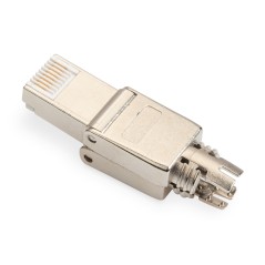 Wtyk modularny RJ45 (8P8C) kat.6A, PoE++, 10GbE, ekranowany beznarzędziowy AWG 26-22 DN-93634