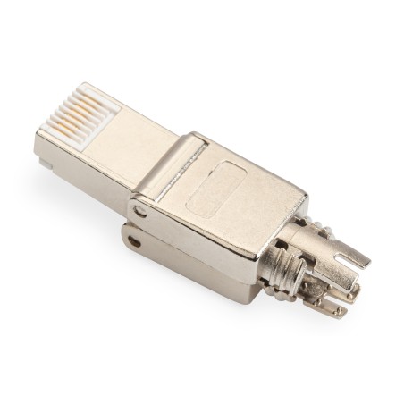 Wtyk modularny RJ45 (8P8C) kat.6A, PoE++, 10GbE, ekranowany beznarzędziowy AWG 26-22 DN-93634