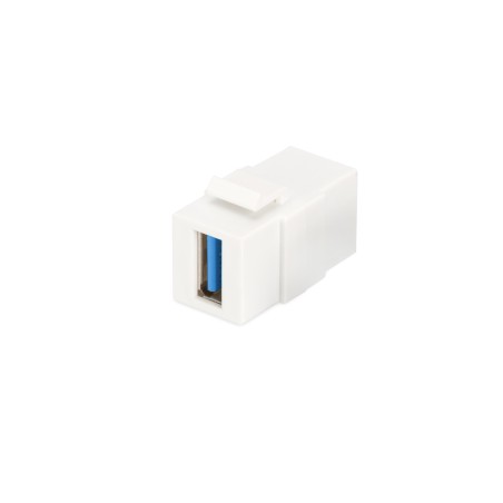 Moduł keystone USB 3.0 typ A (gniazdo / gniazdo), biały, 1szt DN-93404