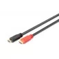 Kabel połączeniowy HDMI 1.4 HighSpeed z Ethernetem ze wzmacniaczem Typ HDMI A/HDMI A M/M czarny 20m AK-330118-200-S Assmann