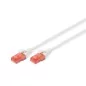 patch cord RJ45/RJ45 U/UTP kat. 6 5,0m AWG 26/7 LS0H biały DK-1617-050/WH Digitus Professional