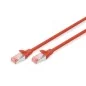 patch cord RJ45/RJ45 S/FTP kat. 6 0,5m AWG 26/7 LS0H czerwony DK-1644-005/R Digitus Professional