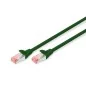 patch cord RJ45/RJ45 S/FTP kat. 6 7m AWG 26/7 LS0H zielony DK-1644-070/G Digitus Professional