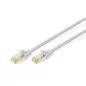Kabel krosowy (patch cord) RJ45-RJ45, kat.6A, S/FTP, AWG 26/7, LSOH, 2m, szary DK-1644-A-020