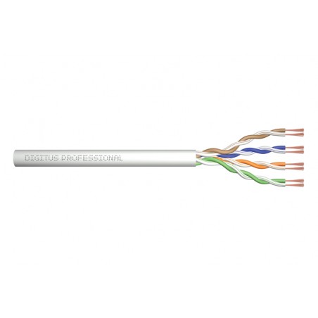 Kabel typu linka kat.5e, U/UTP, AWG 26/7, PVC, 100m, szary, karton DK-1511-P-1-1
