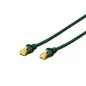 Kabel krosowy (patch cord) RJ45-RJ45, kat.6A, S/FTP, AWG 26/7, LSOH, 2m, zielony DK-1644-A-020/G