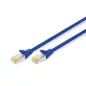 Kabel krosowy (patch cord) RJ45-RJ45, kat.6A, S/FTP, AWG 26/7, LSOH, 0,5m, niebieski DK-1644-A-005/B