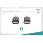 Kabel połączeniowy DisplayPort 1.1a z zatrzaskami Typ DP/DP M/M czarny 10m AK-340100-100-S Assmann